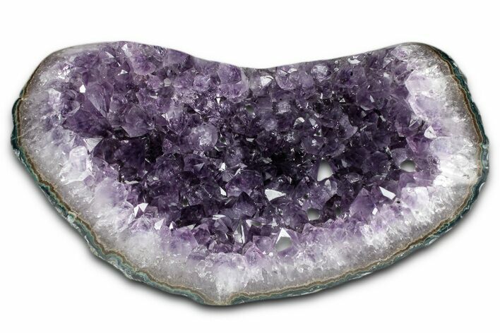 Sparkly Deep-Purple Amethyst Geode - Uruguay #345946
